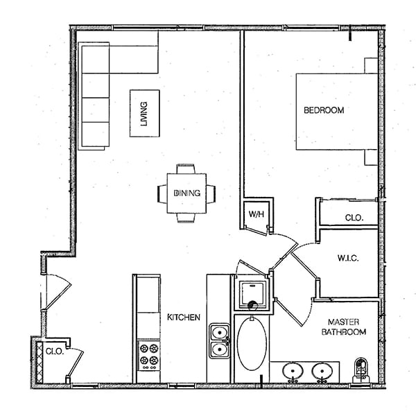 Unit A floor plan